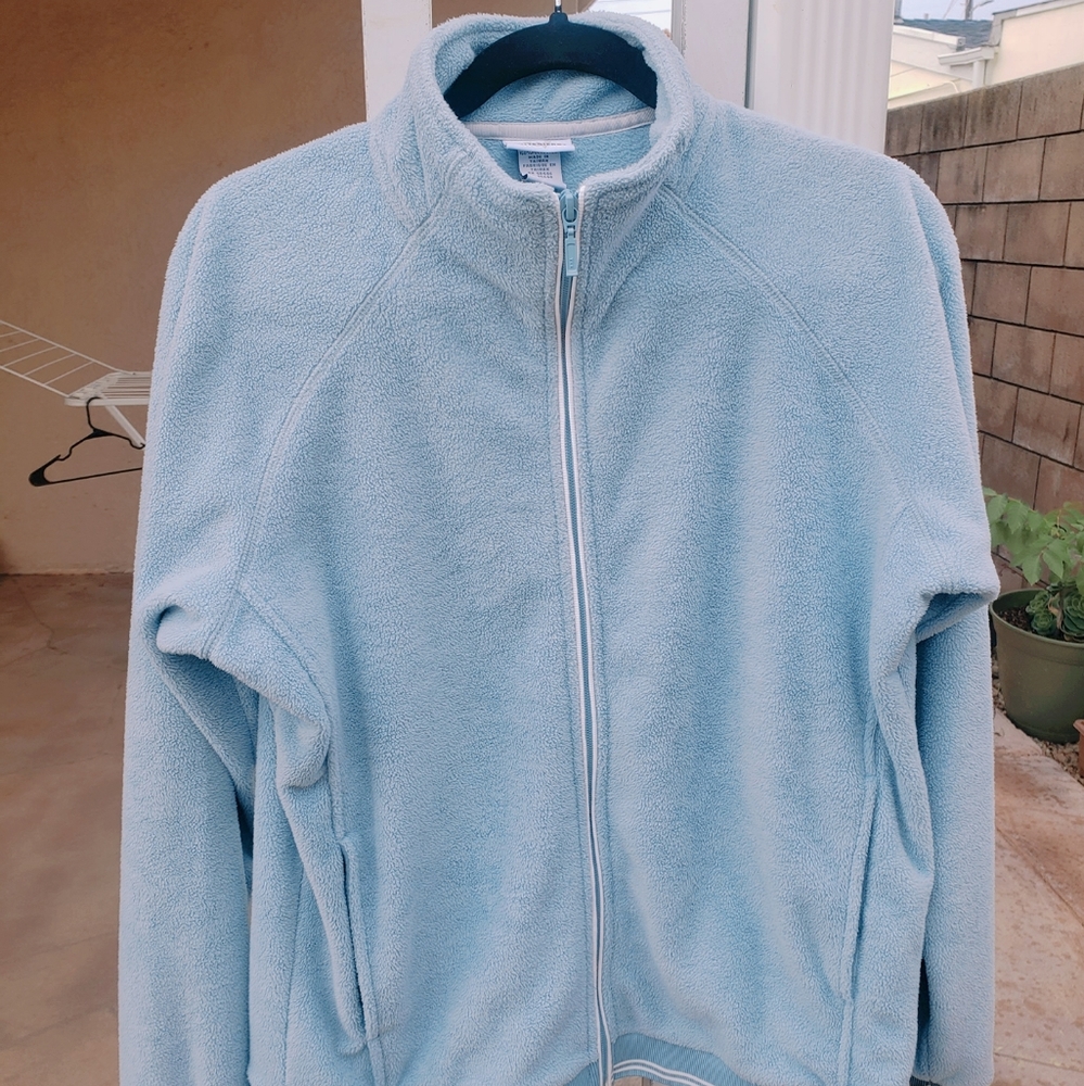 Whitesierra new Morandi bule fleece jacket